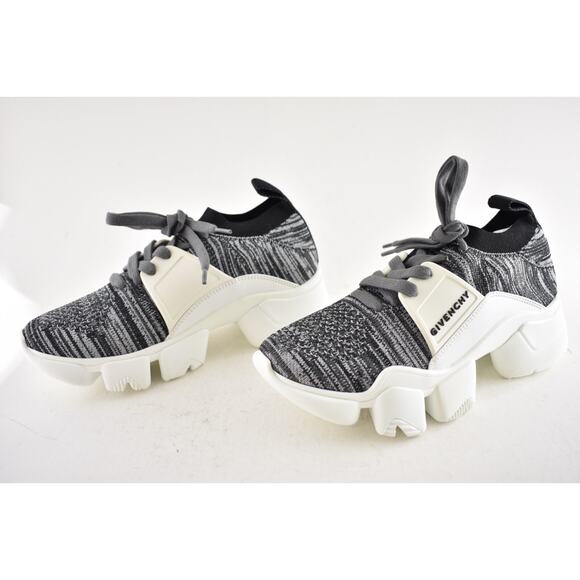 Givenchy Chaussette Jaw White Black Grey Low Top Platform Creeper Sneaker 36 - Picture 10 of 12